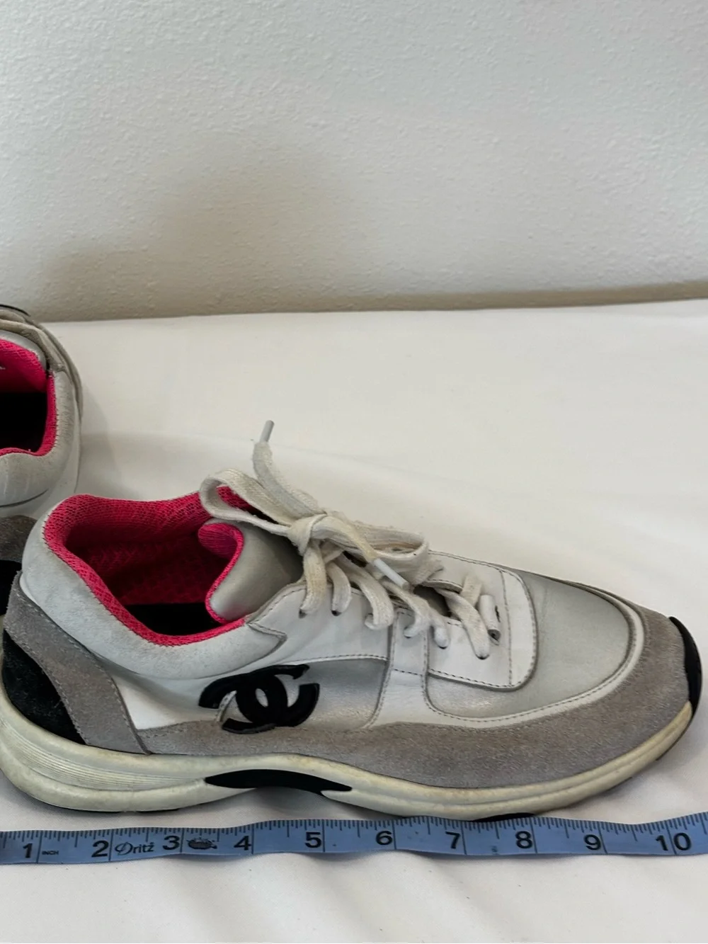 CHANEL Leather Sneakers Made in Italy